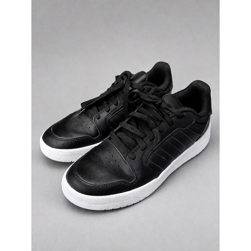 Adidas Entrap Core Black Mens 8.5 Low Top Sneakers Casual‎ Athletic Shoes Trendy